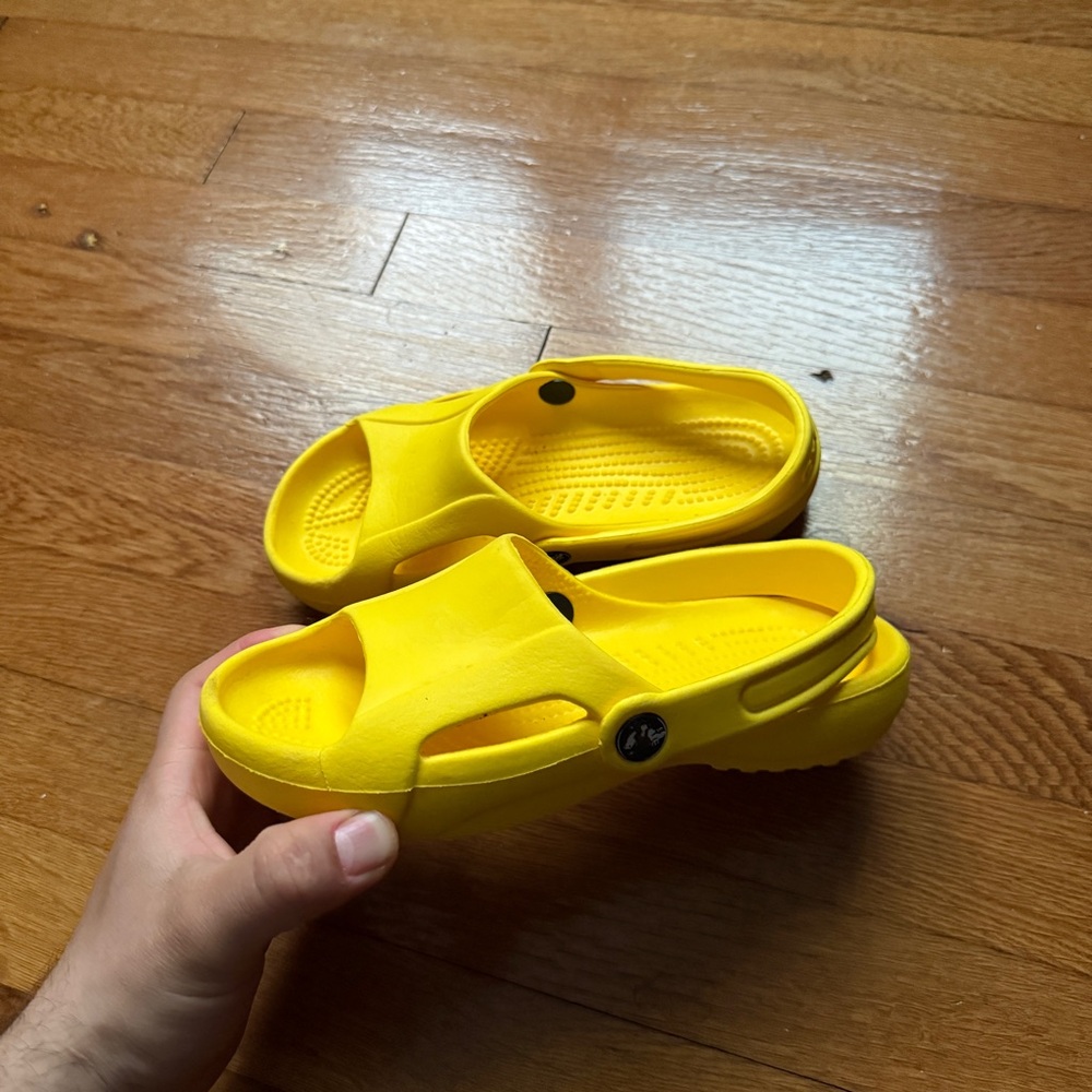 Women’s yellow Crocs Sandals